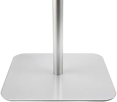 Plotter Paper Direct Hand Sanitizer Stand w/Automatic Dispenser, Sign Holder & Adjustable Pole - Touchless Station for Hand Sanitizer - Standing Hand Sanitizer Dispenser for Office or Business Use
