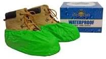 ShuBee Waterproof Shoe & Boot Covers Slip-Resistant Disposable for Plumbing Construction Floor Protection - 40 Pair