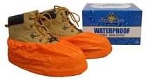 ShuBee Waterproof Shoe & Boot Covers Slip-Resistant Disposable for Plumbing Construction Floor Protection - 40 Pair