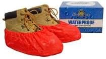 ShuBee Waterproof Shoe & Boot Covers Slip-Resistant Disposable for Plumbing Construction Floor Protection - 40 Pair