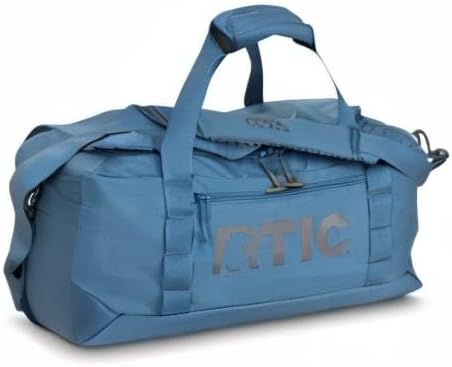 RTIC Road Trip Duffle Bag for Men and Women, Traveling Tote for Camp, Travel, Gym, Weekender, Camping, Overnight, Carry On, Sports, Spacious, Water Resistant, Large, Storm