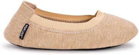 Muk Luks Women's 2 Pair Travel Ballerina Slipper Set