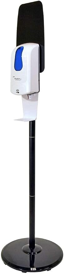 Kingdom Elite Series Automatic Touchless Hand Sanitizer Dispenser with Three Adjustable Dosage Settings Plus a Black Metal Stand for Your Liquid and Gel Hand Sanitizers (Personalized)