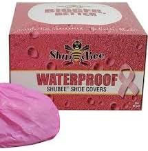 ShuBee Waterproof Shoe & Boot Covers Slip-Resistant Disposable for Plumbing Construction Floor Protection - 40 Pair