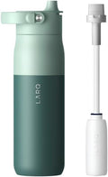 LARQ Summer Swig Set: Bottle Swig Top 23oz Eucalyptus Green Filter Straw