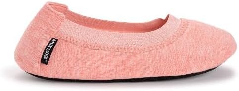 Muk Luks Women's 2 Pair Travel Ballerina Slipper Set