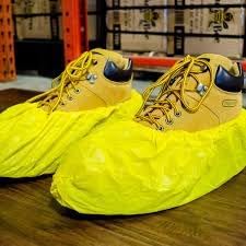 ShuBee Waterproof Shoe & Boot Covers Slip-Resistant Disposable for Plumbing Construction Floor Protection - 40 Pair