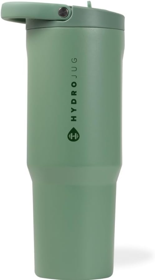 HydroJug Sport 32 oz Insulated Stainless Steel Water Bottle, Sage