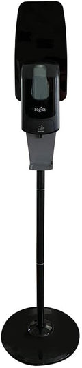Zogics Touch-Free Automatic Gel Hand Sanitizer Dispenser – Floor Stand Hand Sanitizer Container with Touch-Free Sensors (Black)