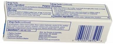 Crest Complete Whitening Plus Scope Minty Fresh Toothpaste, Travel Size, TSA Approved, 0.85 Ounce (Pack of 12)