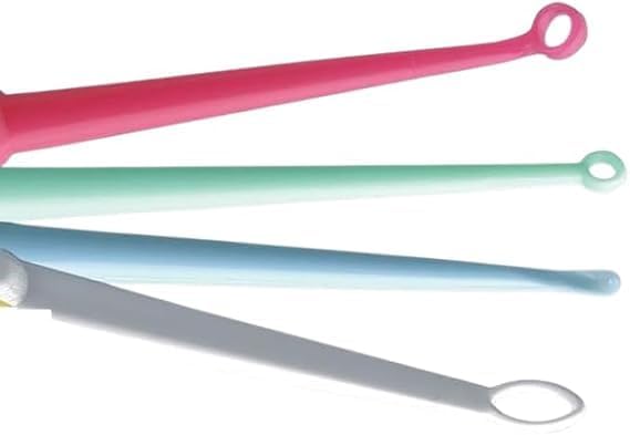 Ear Curettes, Ear Pick Wax Removal Tool Cleaner, Earwax Removal Pack, Stainless Steel Curette Alternative,Multicolor, Spoon (Pack of 20)