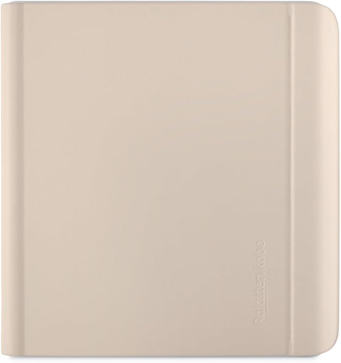 Kobo Libra Colour SleepCover Case | Sand Beige Notebook | Sleep/Wake Technology | Built-in 2-Way Stand | Vegan Leather | Compatible with 7” Kobo Libra Colour eReader
