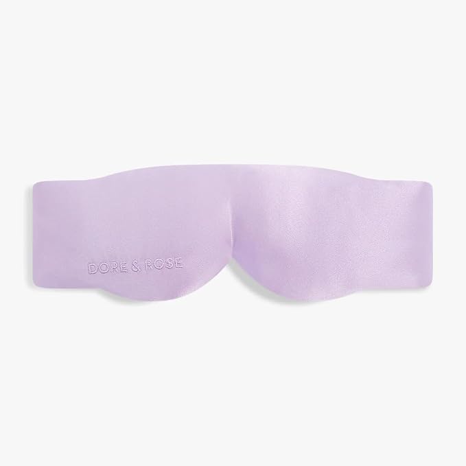 Dore & Rose — Mulberry Silk Sleep Mask for Women & Men, 3D Contour Blackout with cups, Pure Silk Eye Masks for Sleep, Travel Night - Eye Cover, Sleeping Mask, Sleepmask, Eyemask, Pods, Lash Extensions