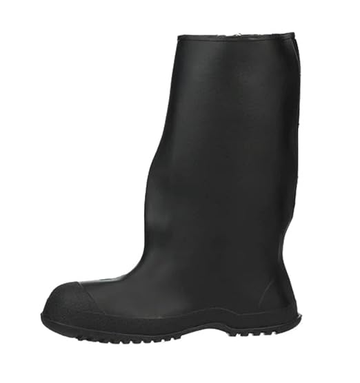 Tingley Workbrutes 35141 Waterproof PVC 14-Inch Height Overshoe, Extra-Large, Black