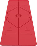 Liforme Travel Yoga mat – Patented Alignment System, Warrior-Like Grip, Non-Slip, Eco-Friendly, Ultra-Lightweight and Sweat Resistant, Made with Natural Rubber