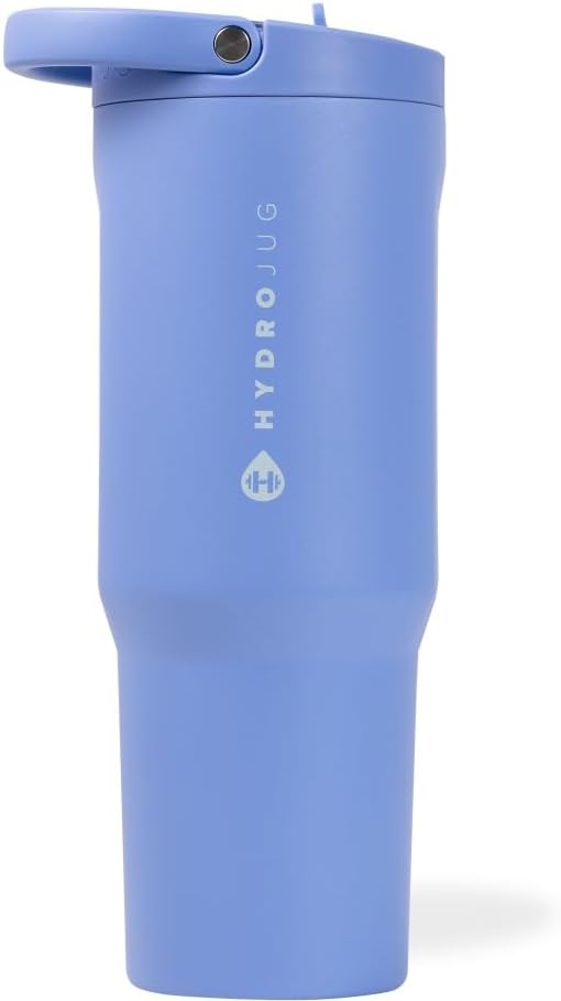 HydroJug Sport 32 oz Insulated Stainless Steel Water Bottle, Light Blue