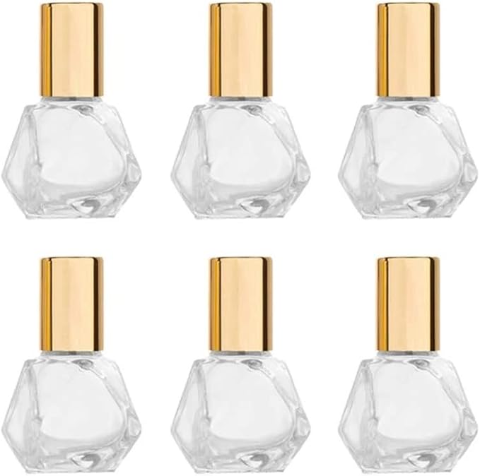 Glass Roller Bottle for Essential Oils Bottles Ball Vial Aromatherapy Perfume Container