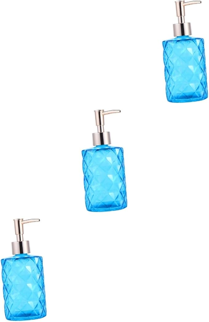 Pump bottle,Hand Soap Container Dispenser Pump Bottles Travel Container Spray Bottle Travel Shampoo Bubble Soap Pump Bottle Dispenser Soap Lotion Dispensers Foam Soap Cosmetic Bottle Push Type(Bluex3p