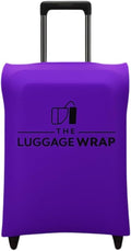 Medium Purposeful Purple Water-Resistant Luggage Covers for Suitcase TSA Approved for 24"-26" - Durable Patented Design Suitcase Covers for Luggage, Fundas para Maletas, Travel Accessories