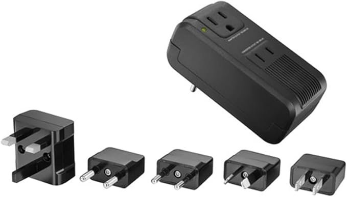 Insignia All-in-One Ground Travel Adapter Converter Series with USB Ports (Travel Adapter & Converter)