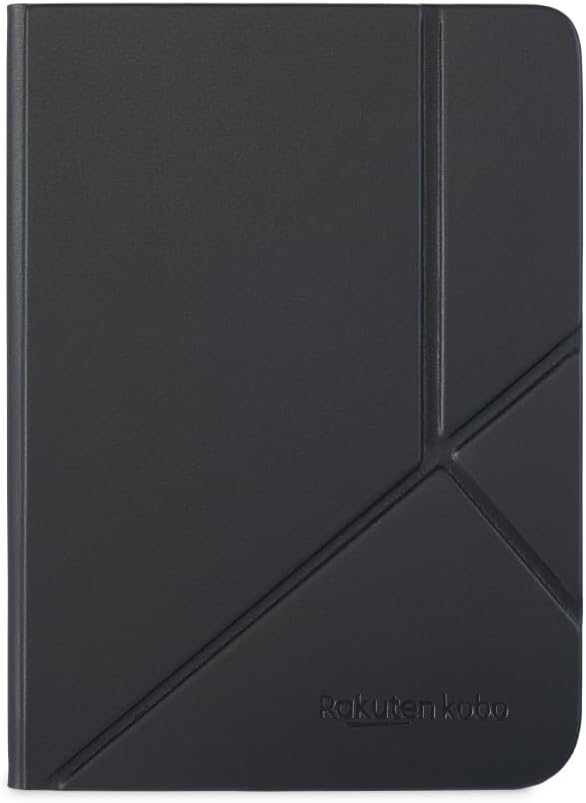 Kobo Clara Colour/BW SleepCover Case | Black | Sleep/Wake Technology | Built-in 2-Way Stand | Vegan Leather | Compatible with 6” Kobo Clara Colour/BW eReader