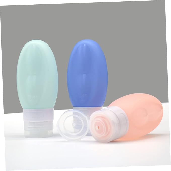 DOITOOL Sets Travel Size Toiletry Bottles Set Reusable Silicone Travel Containers for Toiletries Lotion Refillable Bottles Makeup Shampoo Essentials Pcs