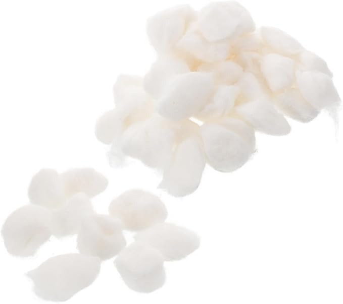 500g Soft Absorbent Cotton Balls Pure Cotton Nail Gel Polish Remover for Beauty Care