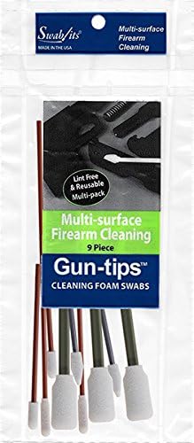 (24 Bag Case) 9-Piece Gun Cleaning Kits Swab-its Foam Swabs - Made in the USA