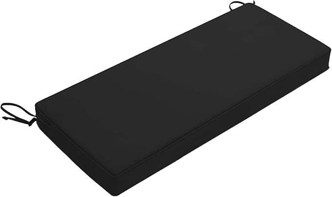 Outdoor Bench Cushion 36x18/40x16/48x16 Waterproof Patio Furniture Cushions Garden Sofa Settee Couch Swing Pads with Ties(6,54x18x3 in)