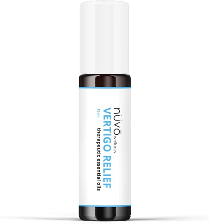 Vertigo Relief Organic Essential Oil - Combat Motion Sickness Naturally - Travel with Our Easy to Use Roll On - Soothing Scent of Mandarin and Ginger for Dizziness Support -10ml - Product of Canada