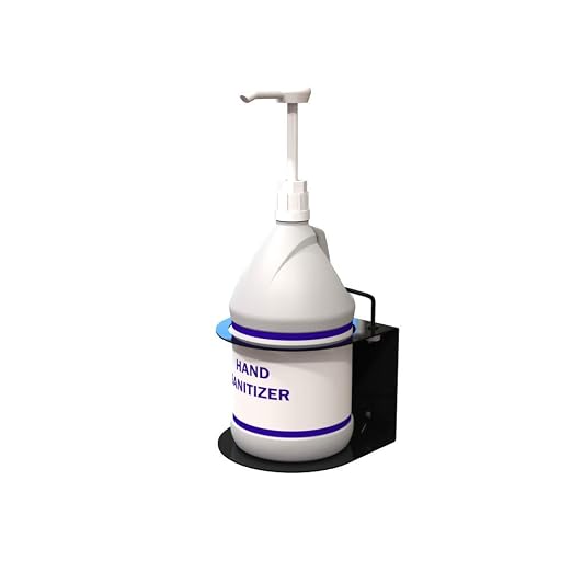 Wall Mount Gallon Sanitizer Stand - Set of 2 for Industrial and Office Use