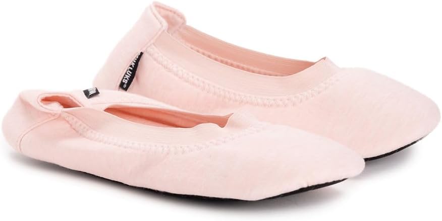 Muk Luks Women's 2 Pair Travel Ballerina Slipper Set