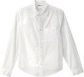 Silverts Men’s Adaptive Clothing Magnetic Button Dress Shirt, Assisted Dressing Top for Elderly, Nursing Home & Rehab Wear