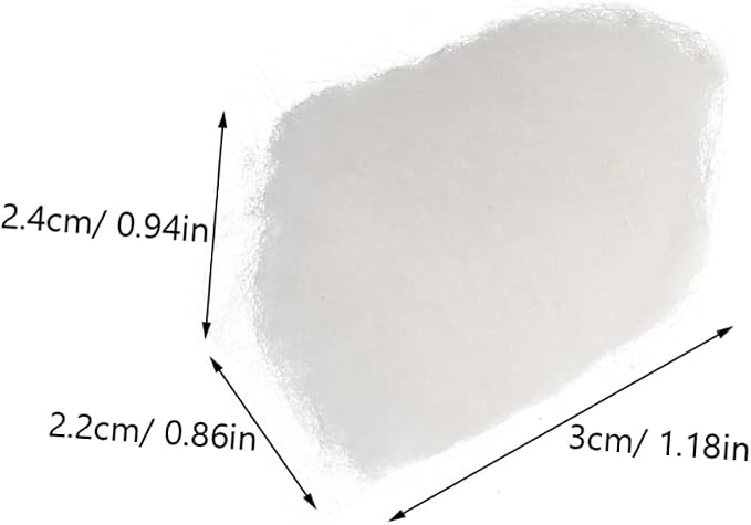 Outanaya 500g Absorbent Cotton Balls Soft Pure Cotton for Nail Polish Makeup Cleaning