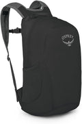 Osprey Ultralight Collapsible Stuff Pack - Lightweight, Packable Travel Backpack — Extra Bag For Travel and Every Day — 18 L Capacity Daypack to Expand Luggage, Black