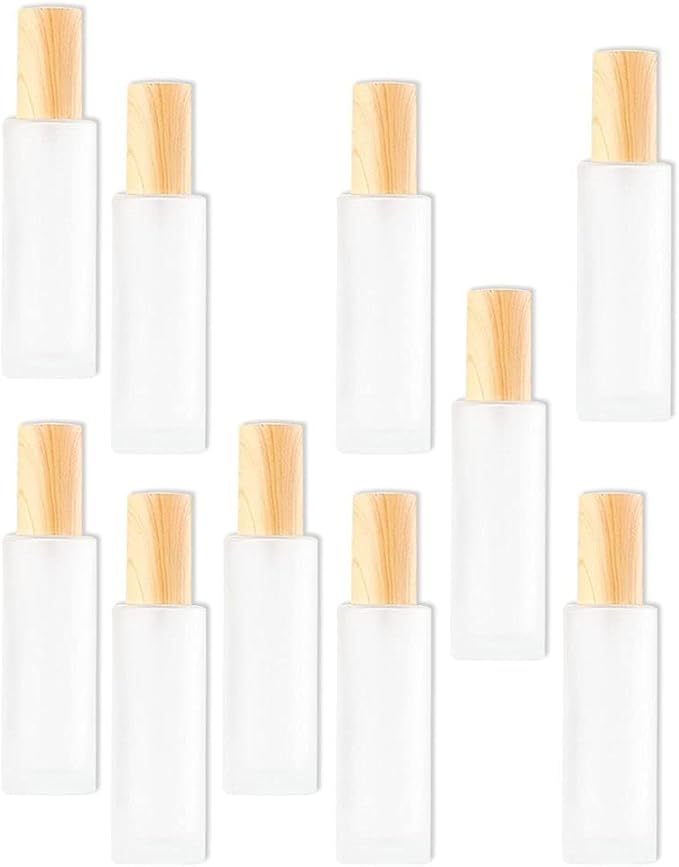XTYPE 10pcs100ml Glass Travel Sub-Bottle, Push-Type Skin Care Cosmetics Perfume Spray Can Liquid Foundation Spray Bottle
