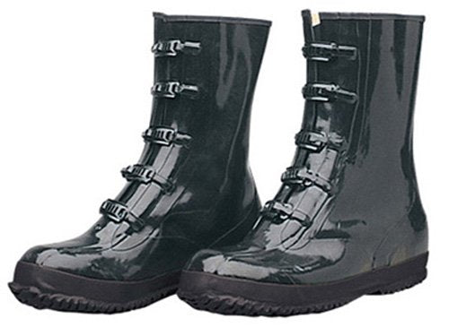 Liberty DuraWear Rubber Fabric Lined Protective Arctic Men's Boot with 5 Buckles, Size 08, Black