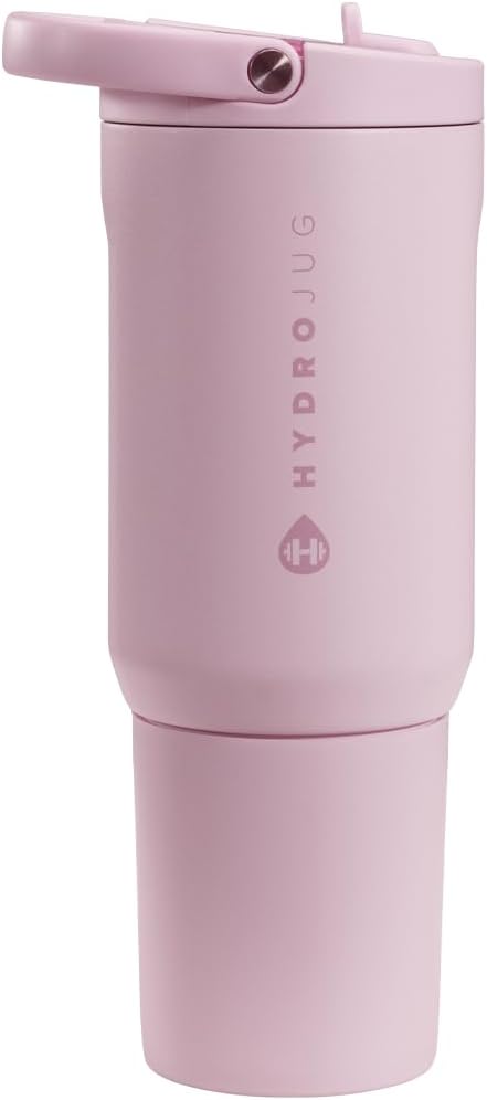 HydroJug Sport 20 oz Insulated Stainless Steel Water Bottle, Sweet Pea