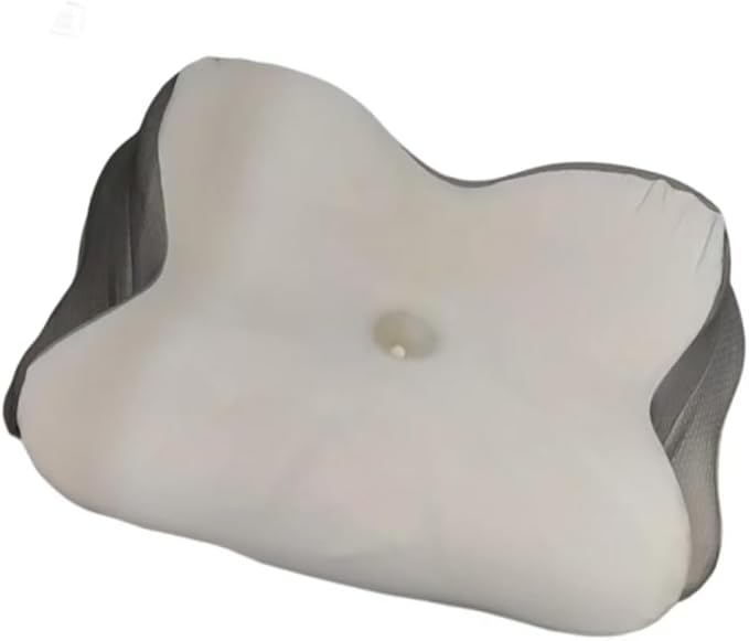 Cervical Neck Pillow, Ergonomic Memory Foam Pillows for Neck Pain Relief with Breathable Pillowcase, Adjustable Contour Neck Support Pillow for All Sleepers,Grey