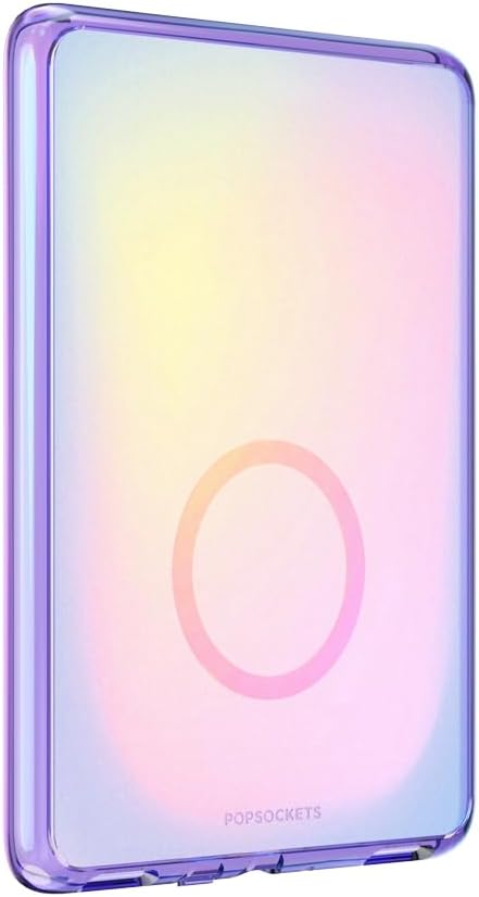 PopSockets Kindle Paperwhite Case (12th Gen, 7”, 2024/25), Signature Edition & Colorsoft Protective Cover with Built-in MagSafe-Compatible Ring for PopGrip, E-Reader Accessory, Purple - Aura