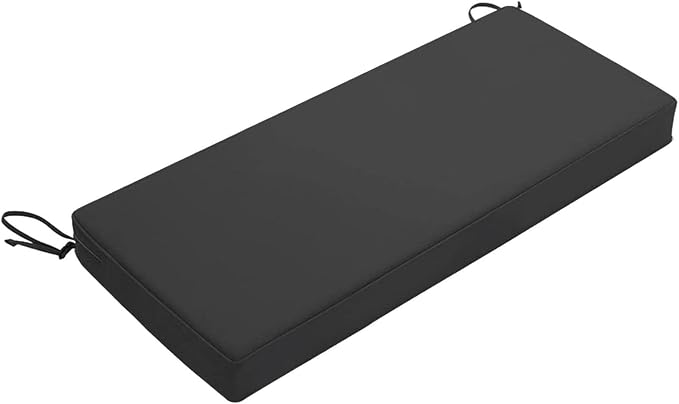 Outdoor Bench Cushion 36x18/40x16/48x16 Waterproof Patio Furniture Cushions Garden Sofa Settee Couch Swing Pads with Ties(7,45x18x3 in)