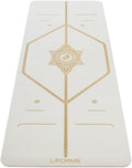 Liforme Travel Yoga mat – Patented Alignment System, Warrior-Like Grip, Non-Slip, Eco-Friendly, Ultra-Lightweight and Sweat Resistant, Made with Natural Rubber