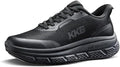 Men's Non Slip Work Shoes Waterproof Easy Slip Sneakers for Kitchen Restaurant Chefs Nurses with Arch Fit Support Orthopedic
