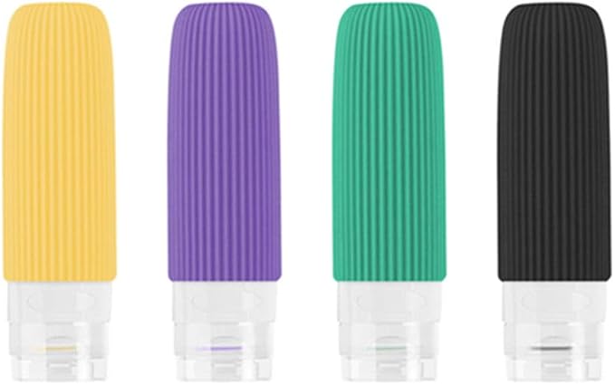 Travel Bottles for Toiletries, Travel Bottles Containers Squeezable Travel essentials for Shampoo Conditioner Lotion
