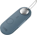 Knog Scout iOS Smart Tag, Tracker & 85d Alarm – Rechargeable Luggage Tag Compatible with iOS App & Apple Find My, Digital Contact Info, Remote Chime, Low Battery Alerts, Water-Resistant, Blue