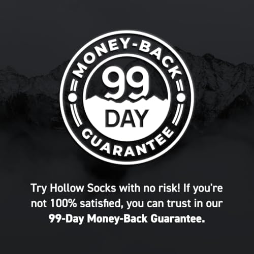 HOLLOW Alpaca Compression Socks for Women & Men Standard & Wide, 15-20 mmHg, Circulation Support, Moisture Wicking, Knee High
