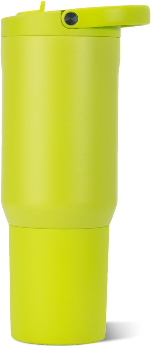 HydroJug Sport 20 oz Insulated Stainless Steel Water Bottle, Lemon Lime