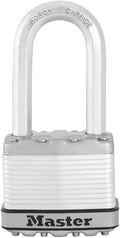 Master Lock M5XDLH Magnum Heavy Duty Padlock with Key, 1 Pack Silver