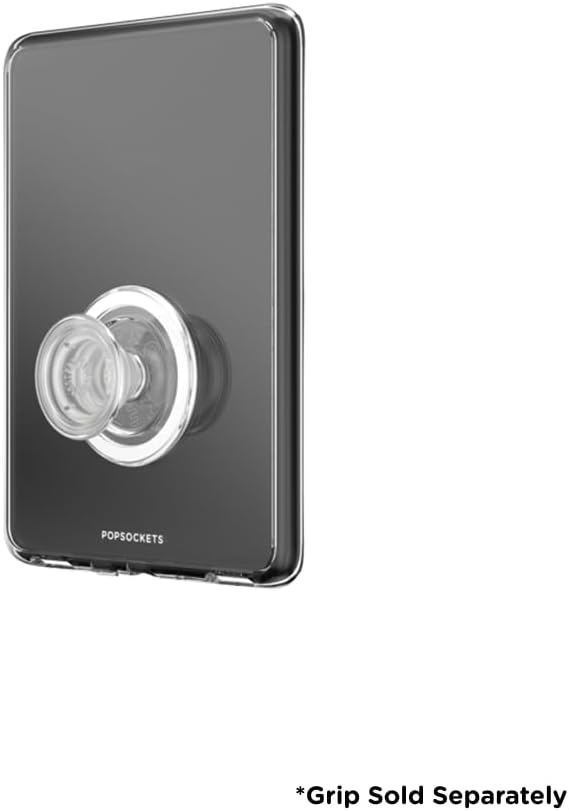 PopSockets Kindle Paperwhite Case (12th Gen, 7”, 2024/25), Signature Edition & Colorsoft Protective Cover with Built-in MagSafe-Compatible Ring for PopGrip, E-Reader Accessory - Clear