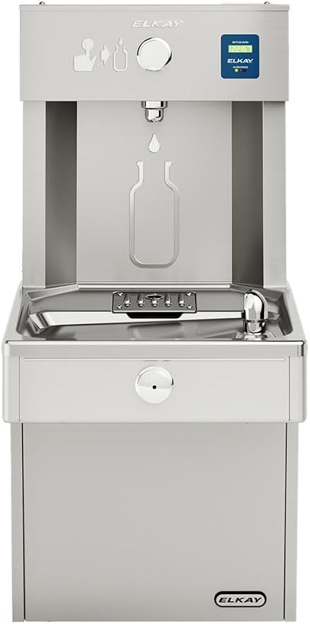 Elkay ezH2O Bottle Filling Station & Single Cooler, Filtered Non-Refrigerated Stainless
